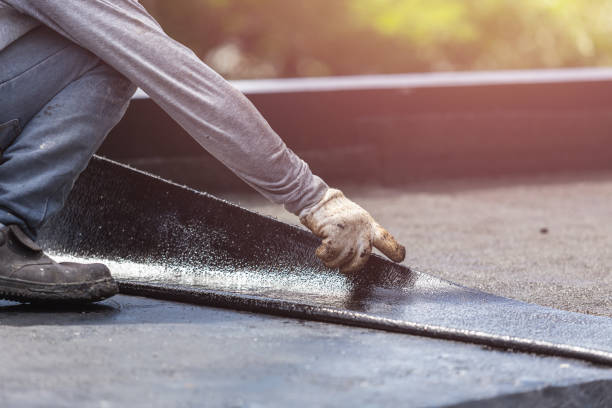 Professional Interior Drainage System technician working in Junction City, WI